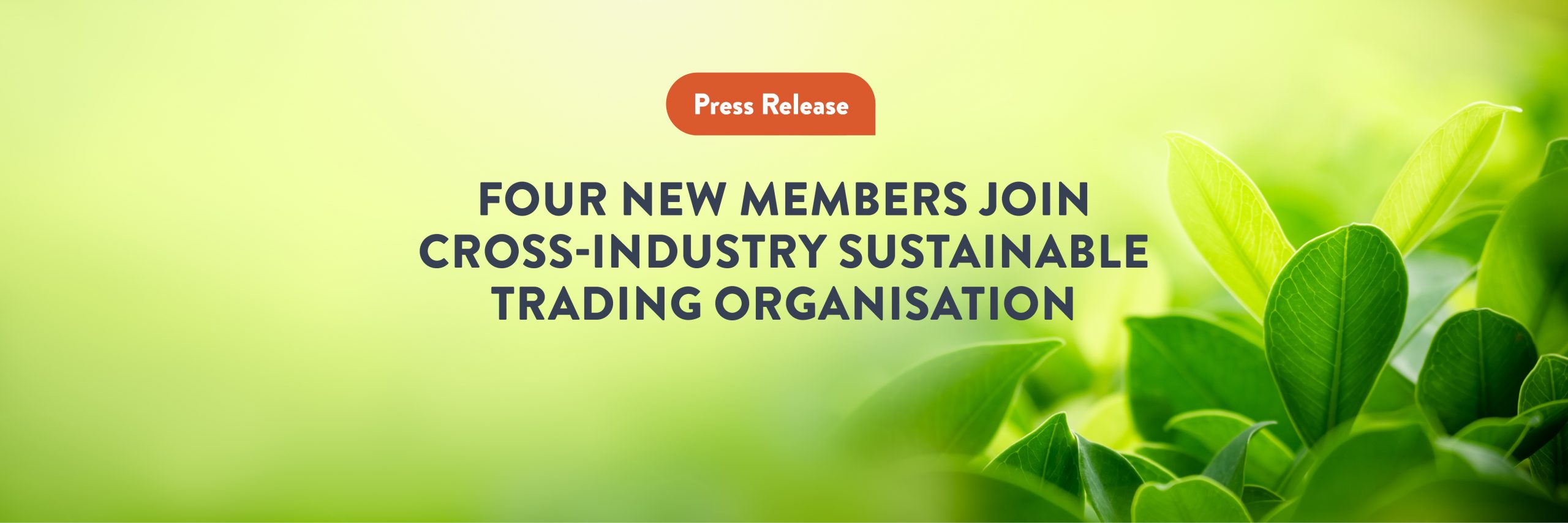 Press Release: Four new members join cross-industry Sustainable Trading organisation