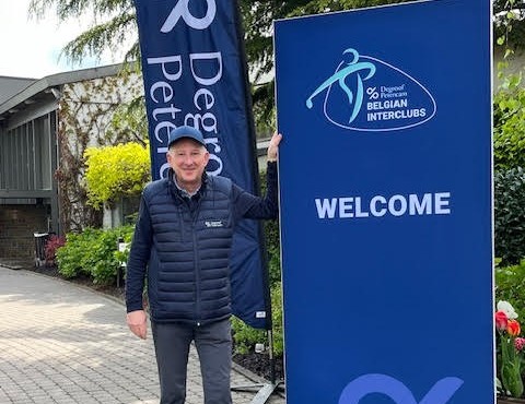 Philip Bille at a Degroof Petercam golf day
