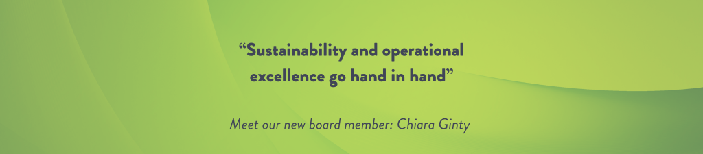 “Sustainability and operational excellence go hand in hand”
